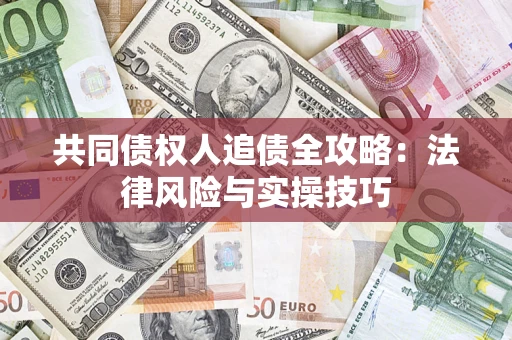 北京共同债权人追债全攻略：法律风险与实操技巧
