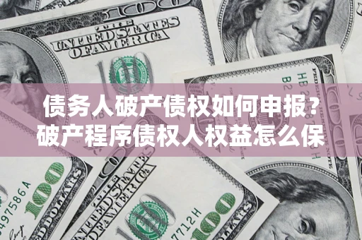 北京债务人破产债权如何申报？破产程序债权人权益怎么保障？