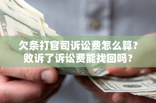 北京欠条打官司诉讼费怎么算？败诉了诉讼费能找回吗？